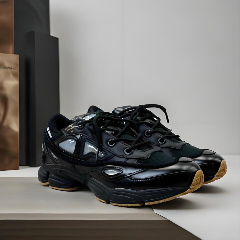 Balenciaga Triple S Black Brown Leather Chunky Sneakers Men Women