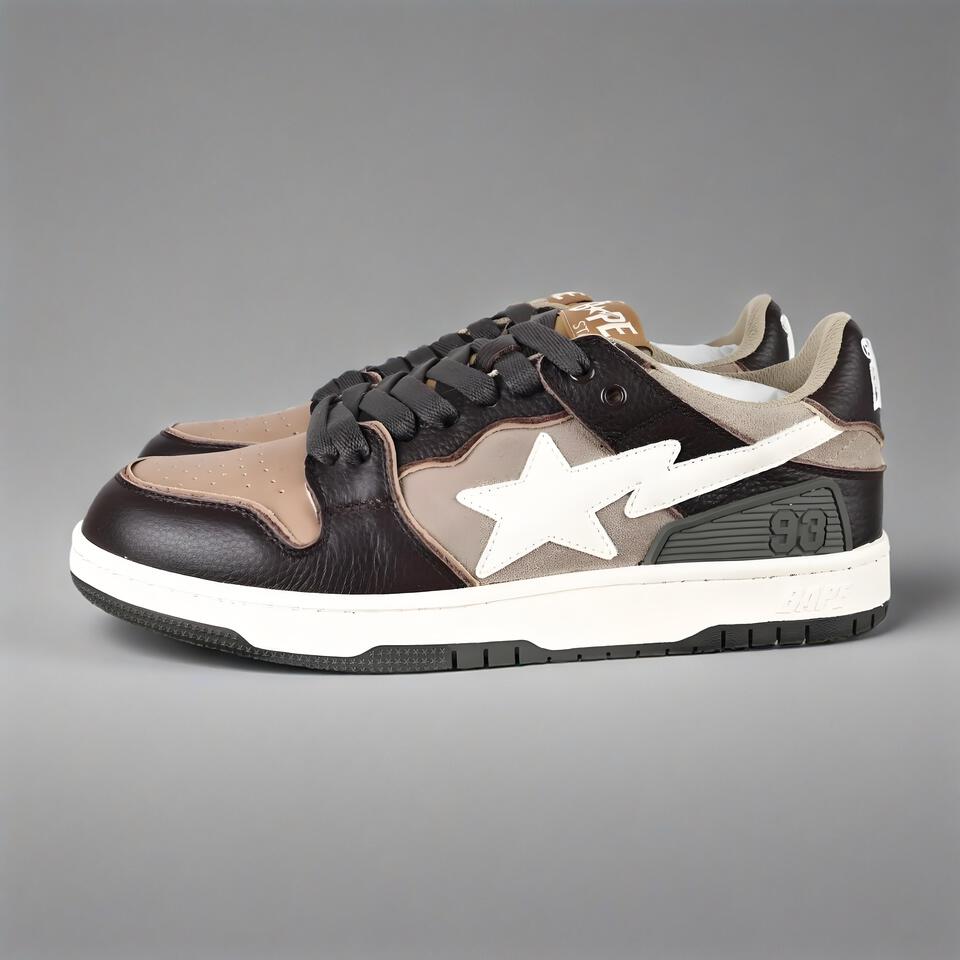BAPE STA Khaki Camo Retro Sneakers