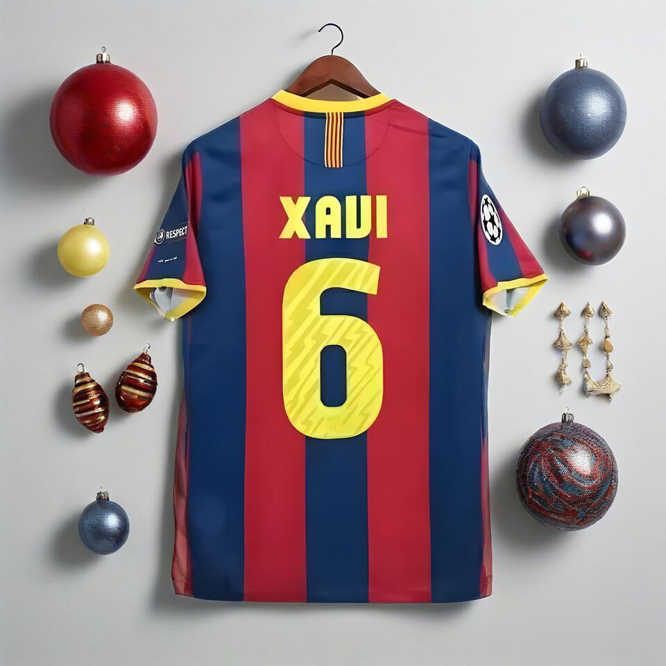 Barcelona Stripe Breathable Men's Women's Football Jersey