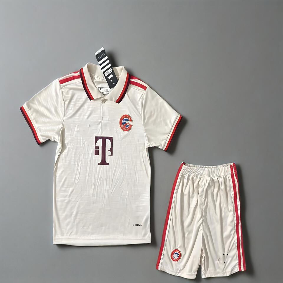 Bayern Classic White Breathable Sports Set Men Women Trendy