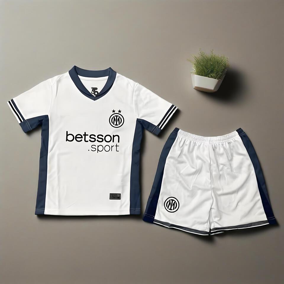 BETTER BETTER Football Jersey White Blue Kit Men's Sports Wear