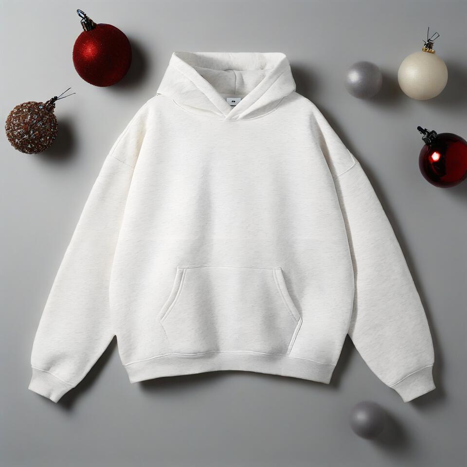 BK BINKEN Oatmeal Grey Hoodie Unisex Casual Cotton Sweatshirt