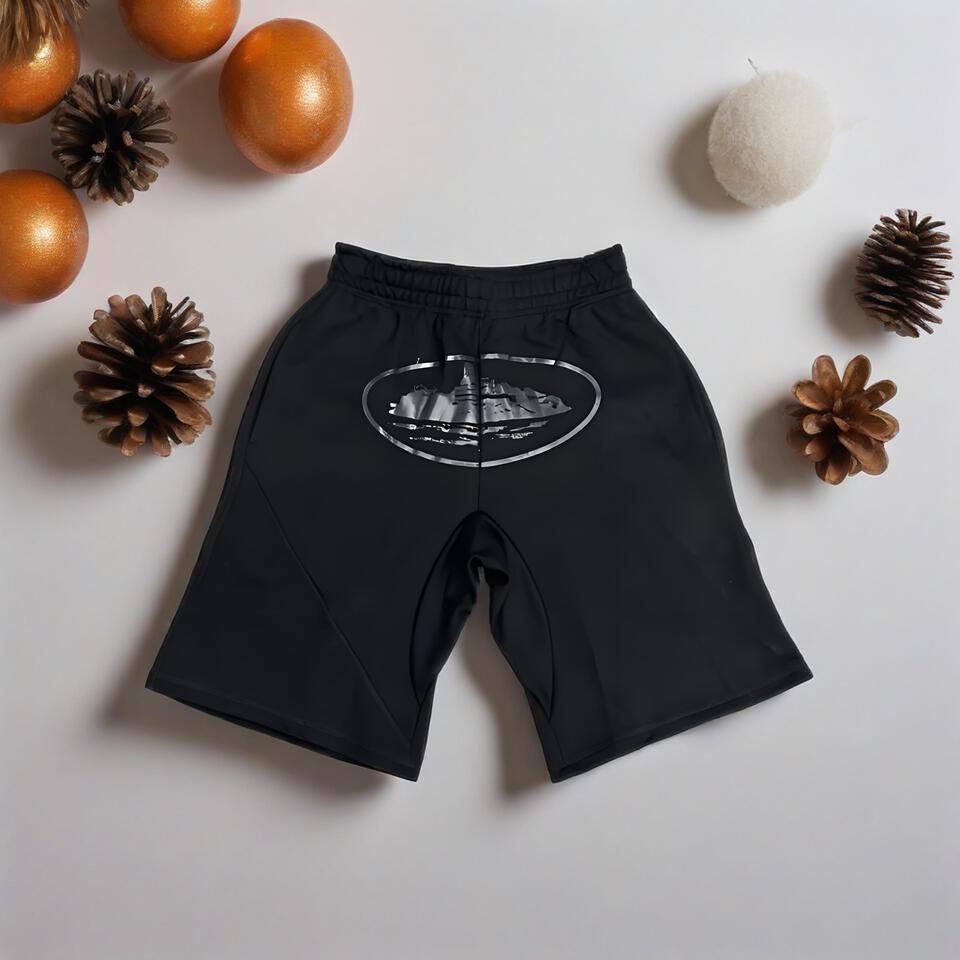 Black Breathable Shorts Men's Casual Classic Streetwear Fashion