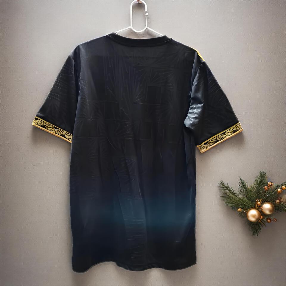 Black Cotton Geometric Print T-Shirt | Modern Graphic Tee for Men & Women