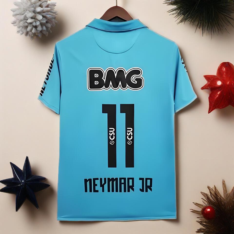 BMG Neymar JR Blue Trendy Tee: Cool and Stylish Football Jersey