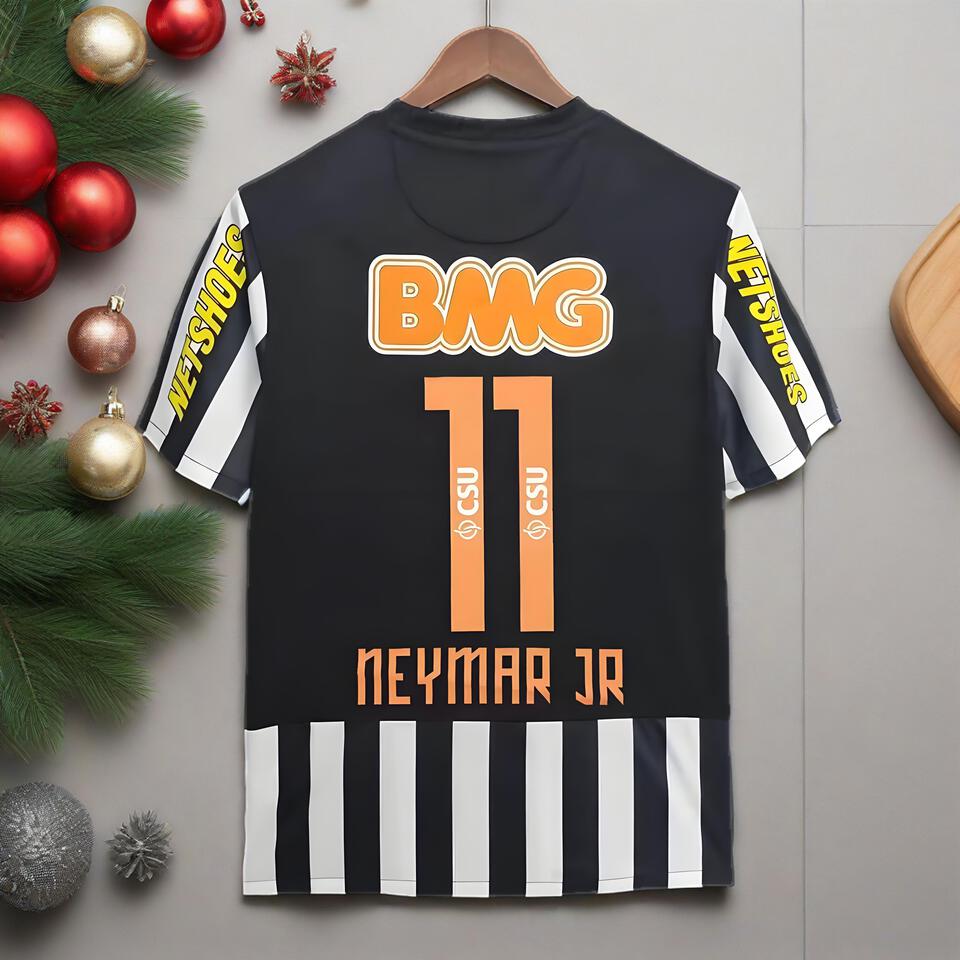 BMG NEYMAR JR Short Sleeve T-Shirt, Black Moisture Wicking Breathable Trendy Tee