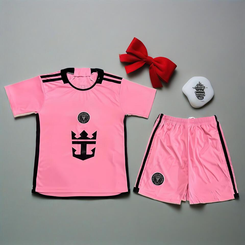 Breathable Black Pink Sports Set for Women, Trendy Two-Piece Athletic Outfit for Casual Streetwear & Gym Workouts