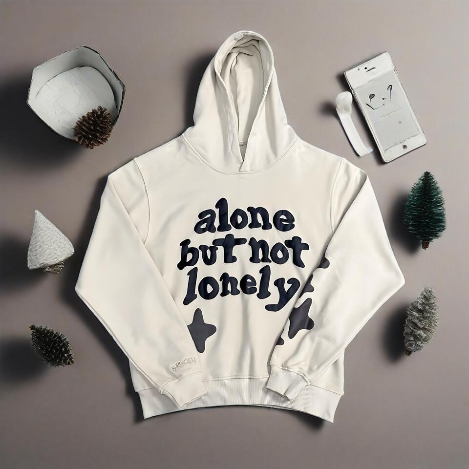 BROKISH Hooded Sweatshirt Unisex Cotton Comfortable Streetwear