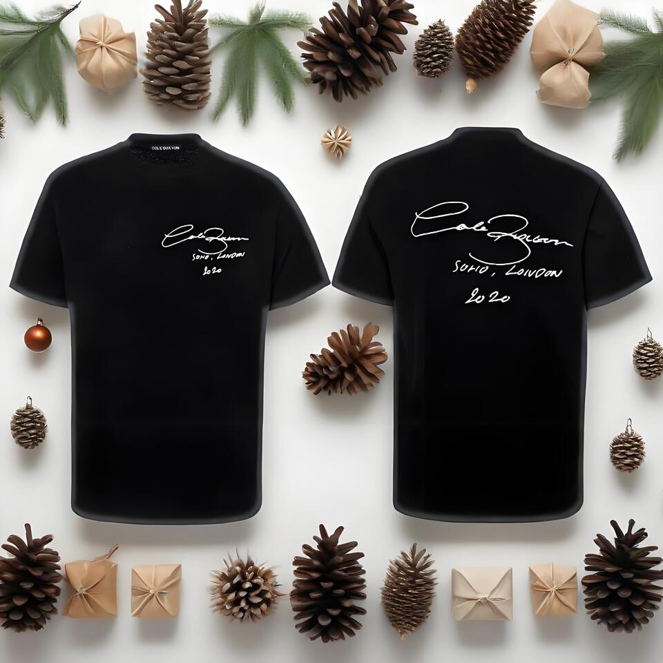 Calvin Klein Black Cotton T-Shirt Unisex Casual Print