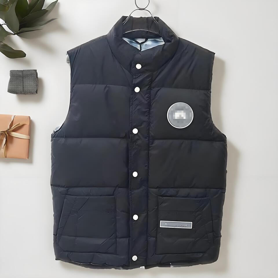 Canada Goose Black Down Vest Warm Lightweight