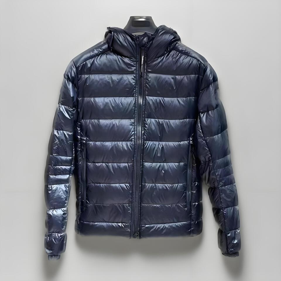 Canada Goose Black Glossy Down Coat Windproof Hooded Parka