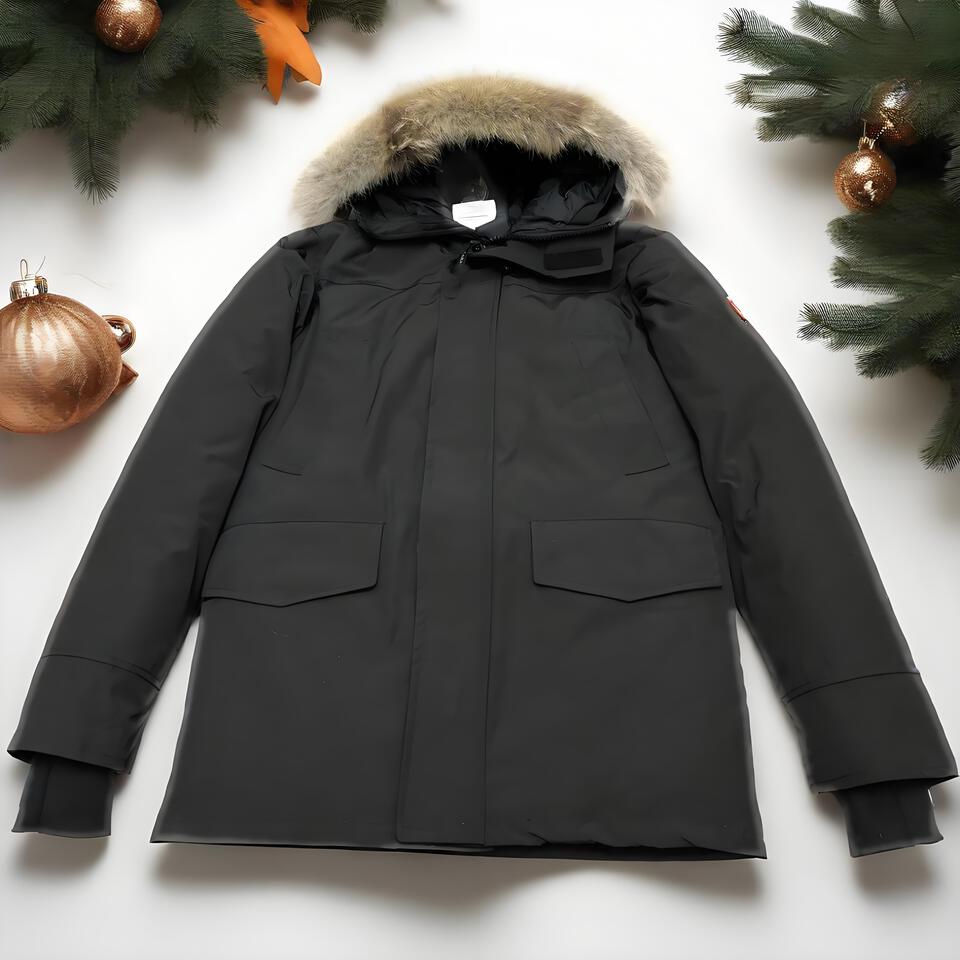 Canada Goose Black Hooded Waterproof Insulated Parka Unisex