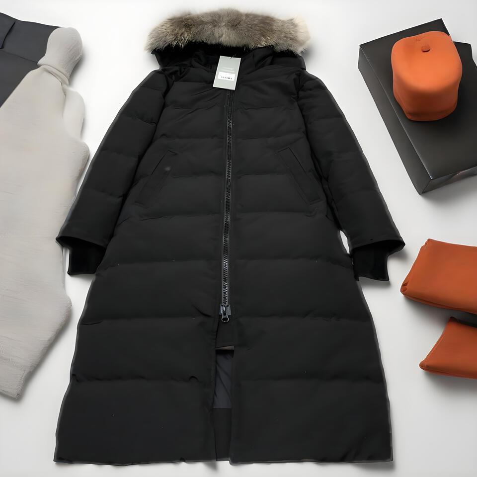 Canada Goose Black Long Waterproof Down Coat