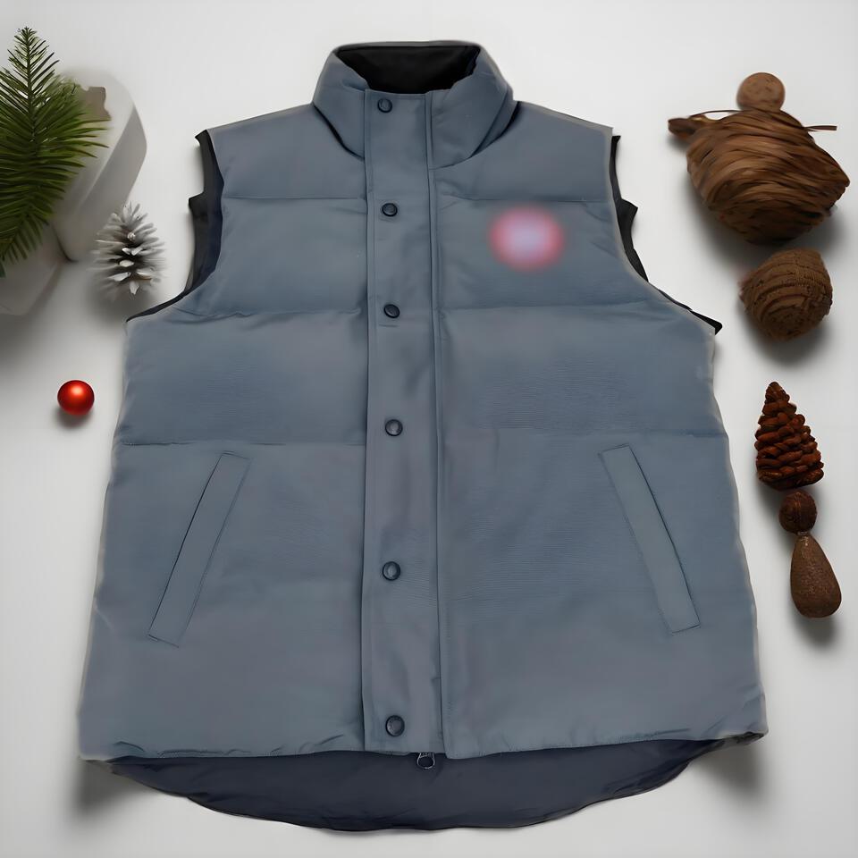 Canada Goose Grey Unisex Vest Warm Windproof Lightweight