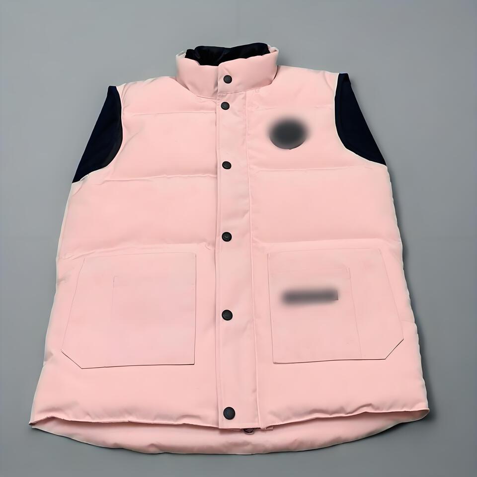 Canada Goose Pink Puffer Vest Unisex Winter Warm Casual