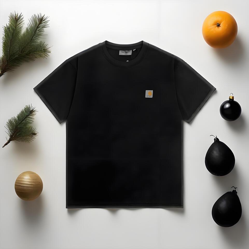 Carhartt Black Cotton Loose-Fit Short Sleeve T-Shirt