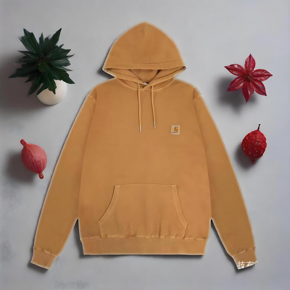 Carhartt Brown Unisex Hoodie Workwear Style