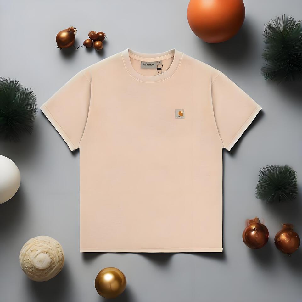 Carhartt Light Beige Relaxed Fit Cotton T-Shirt