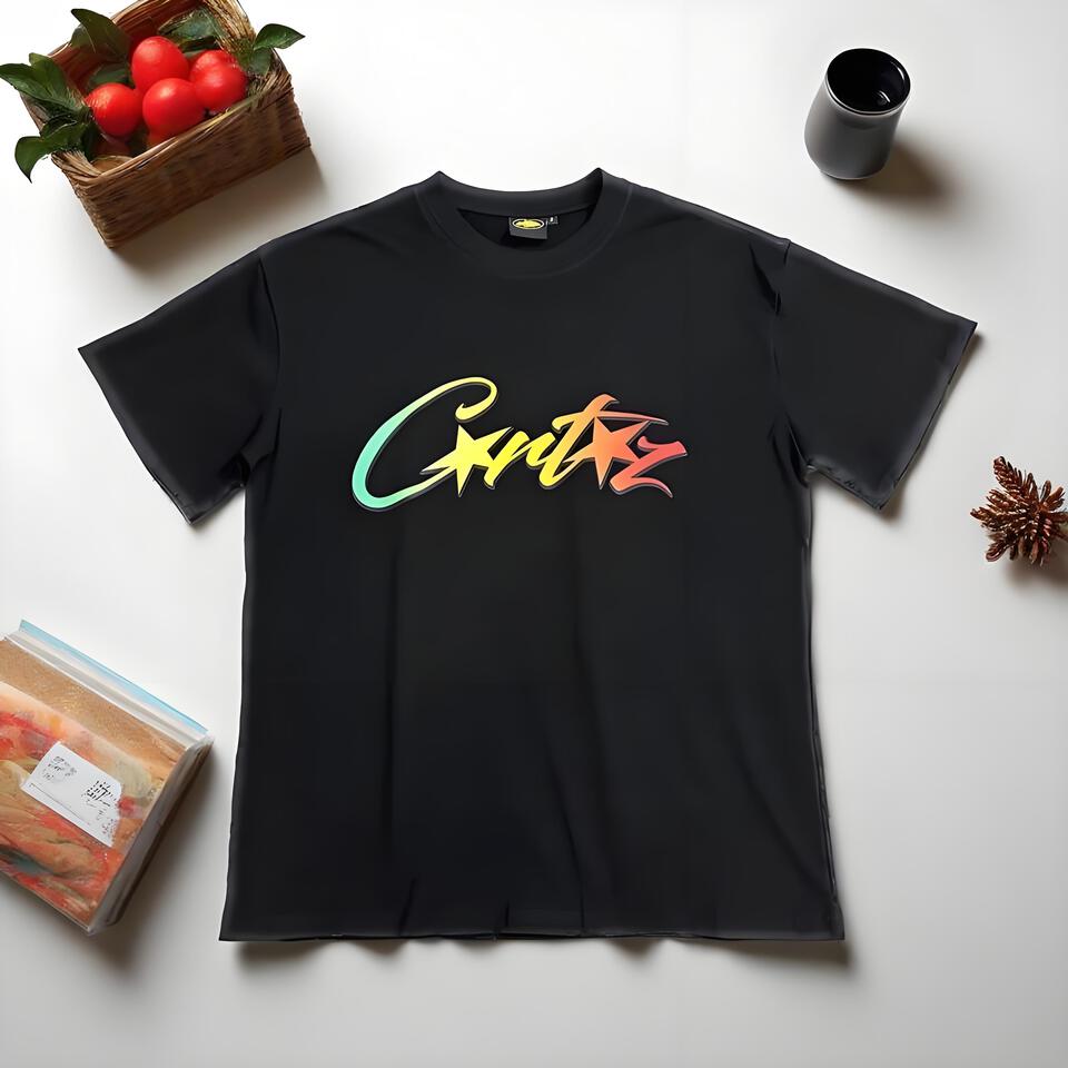 Cartel Graffiti Gradient Loose Fit Cotton T-Shirt