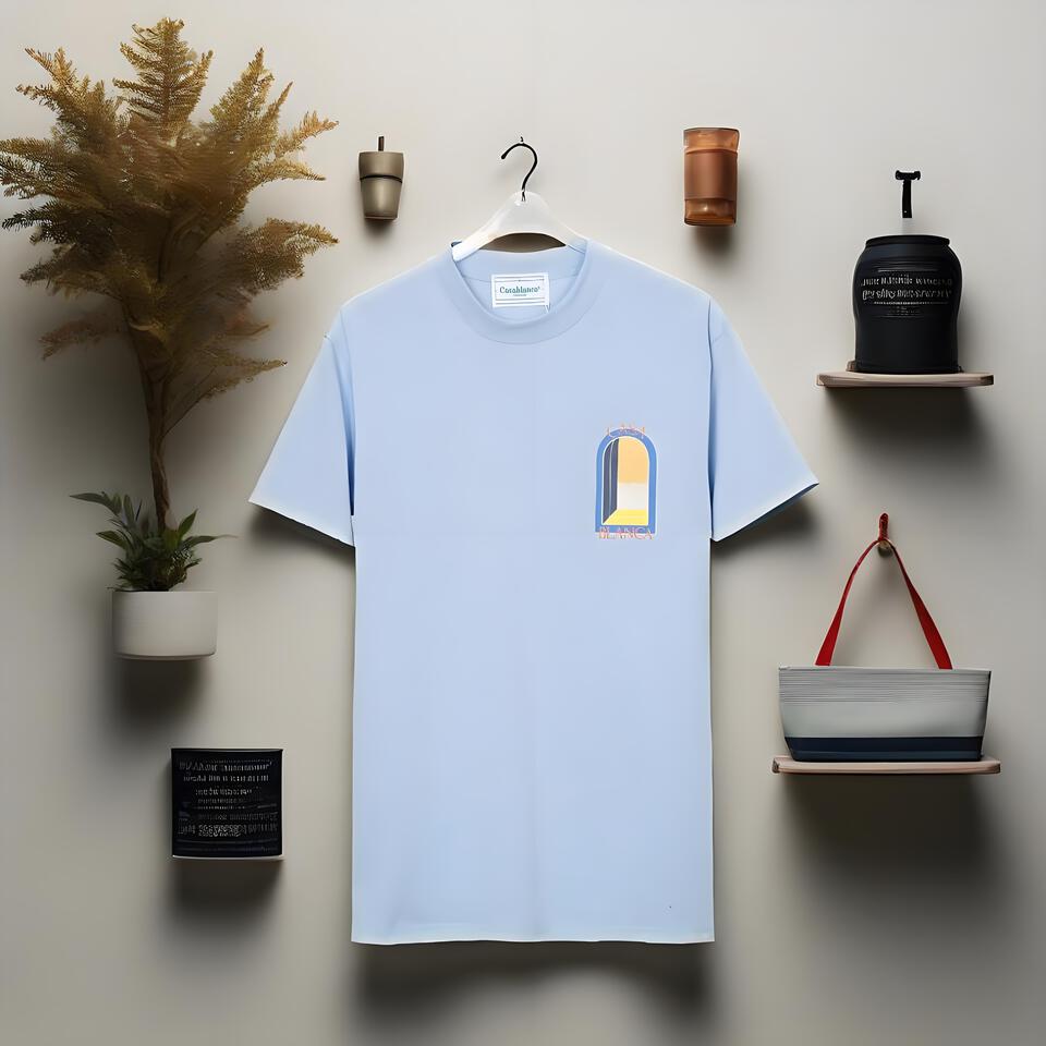 Cashhanner Art Print Cotton T-Shirt Unisex Casual Tee