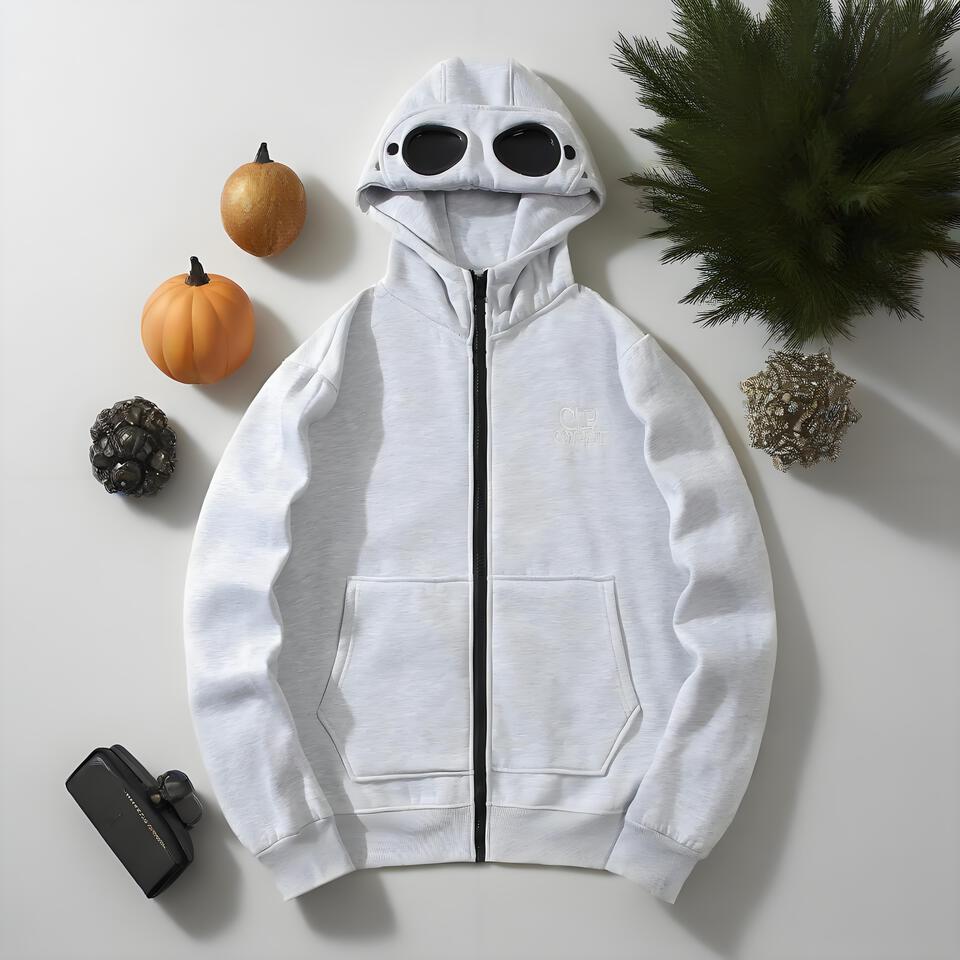 Cav Empt Grey Zip Hoodie Street Techwear