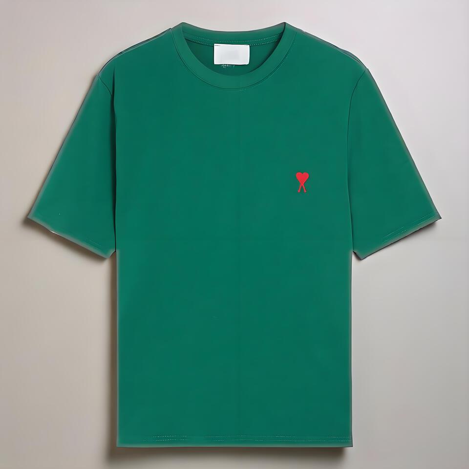 CDG Play Embroidered Heart Cotton Loose Fit T-Shirt