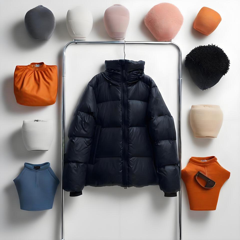 Celine Glossy Black Down Jacket Unisex Windproof Warm