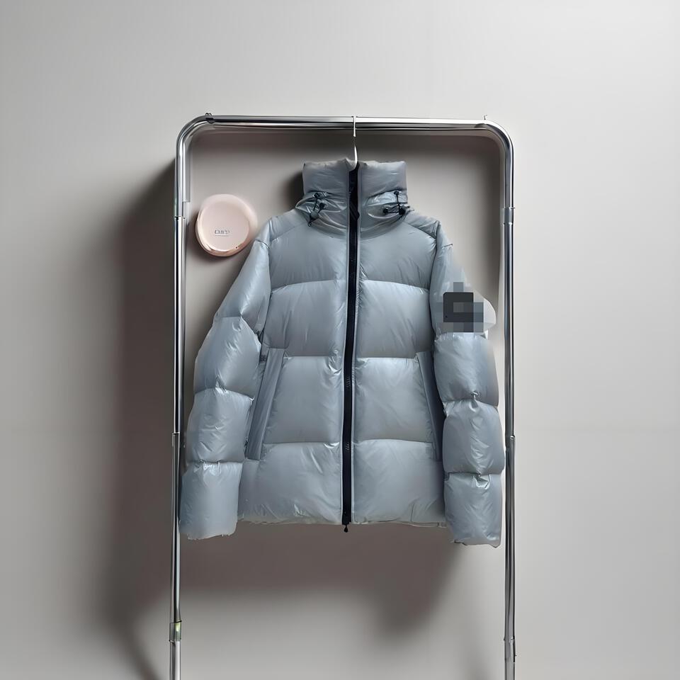 Celine Silver Puffer Jacket