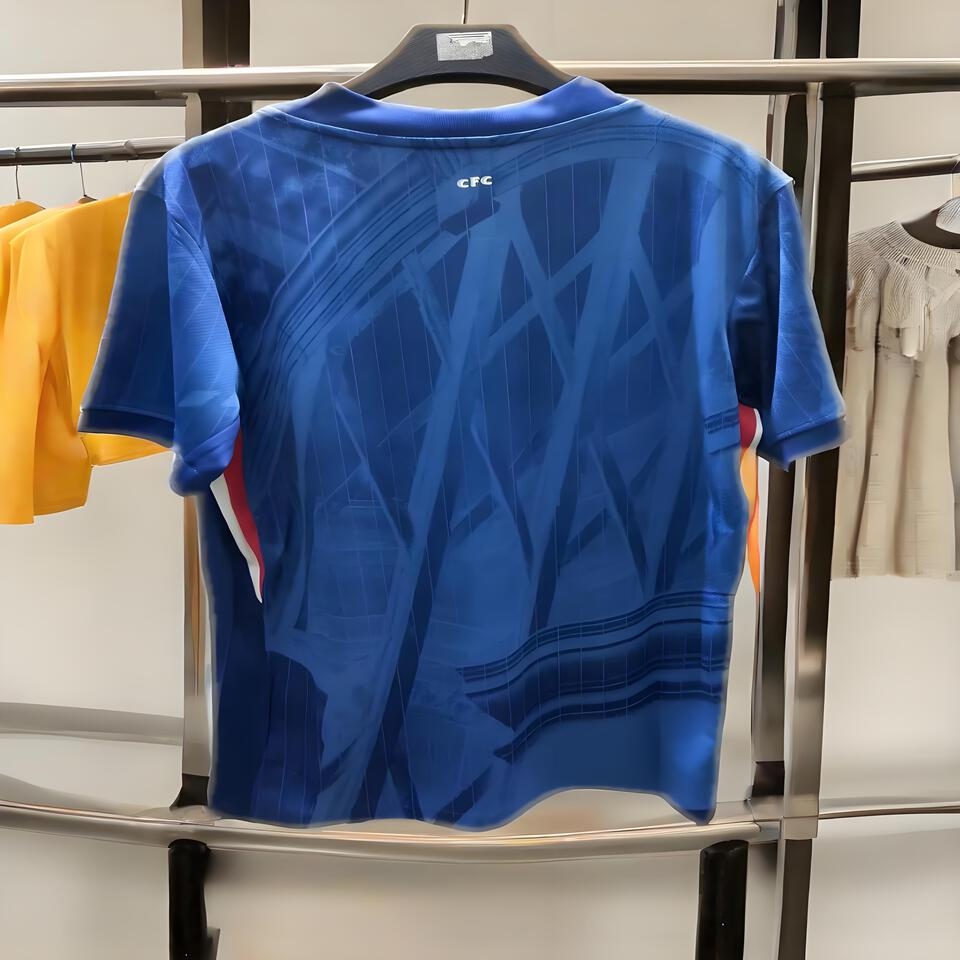 CFC Blue Breathable Comfortable Trendy Short Sleeve T-Shirt