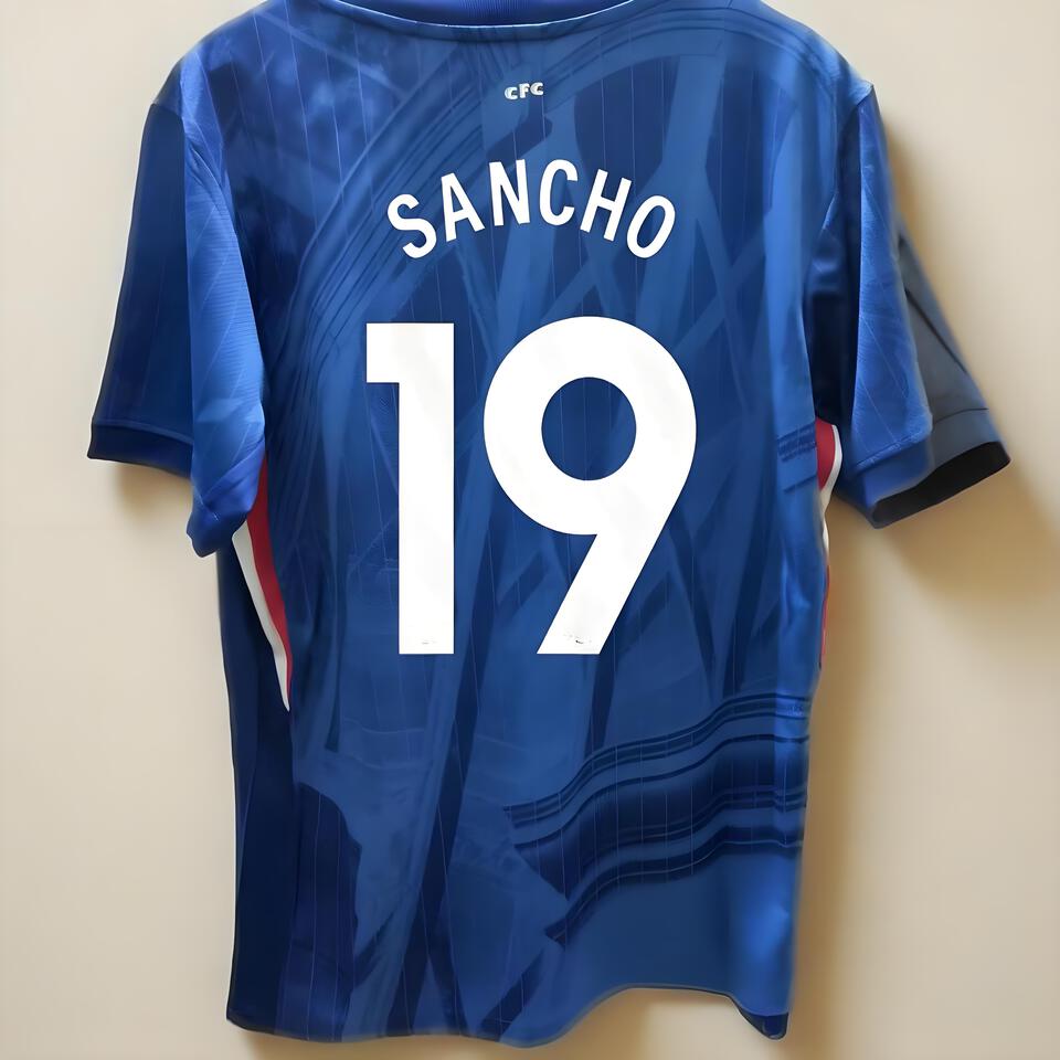 CFC Sancho Blue Classic Football Jersey - Men's Sports Soccer Shirt
