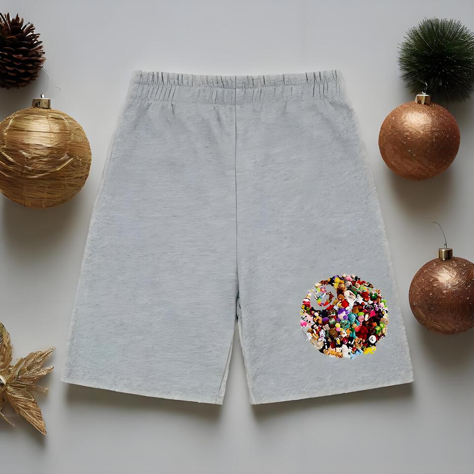 Chaopai Men's Casual Shorts Elastic Waist Soft Cotton Comfortable