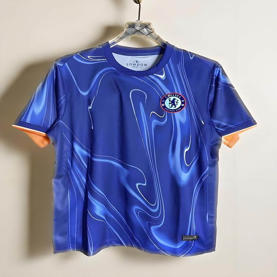 Chelsea Blue Mesh Sport Tee - Athletic Performance Shirt for Men & Women