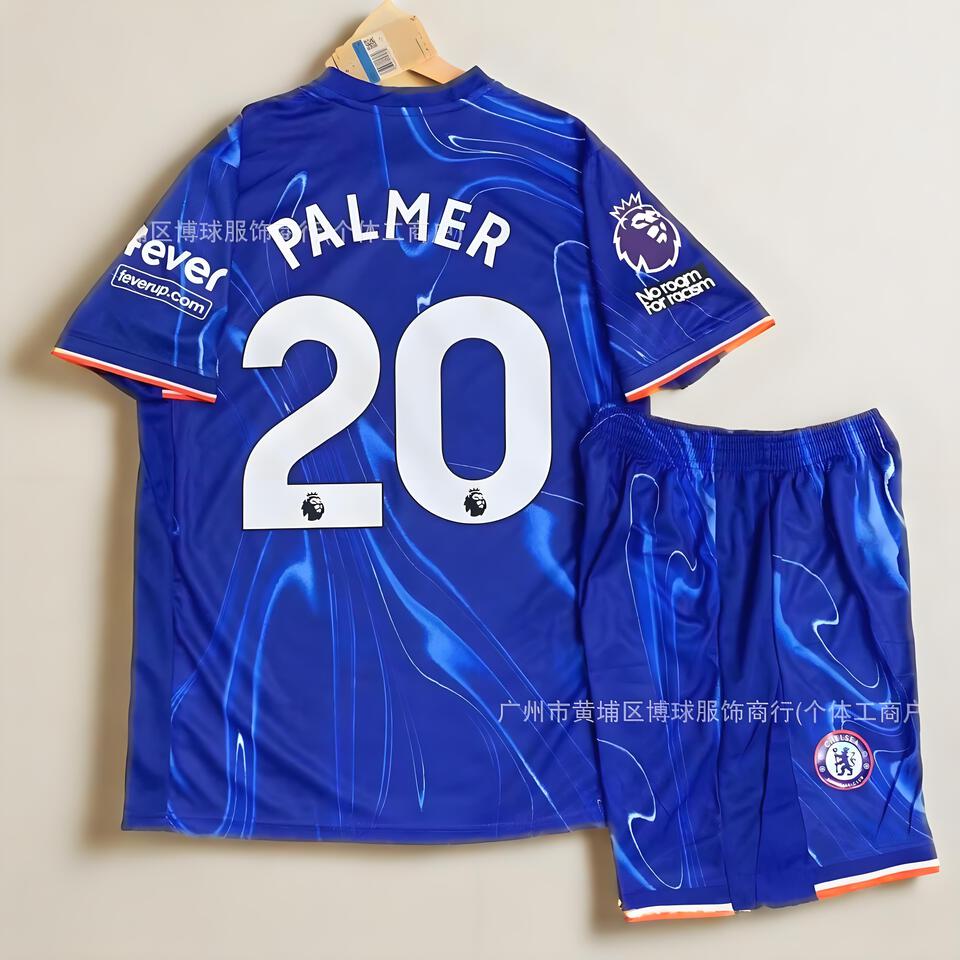 Chelsea FC Blue Breathable Soccer Jersey & Shorts Set - PALMER20
