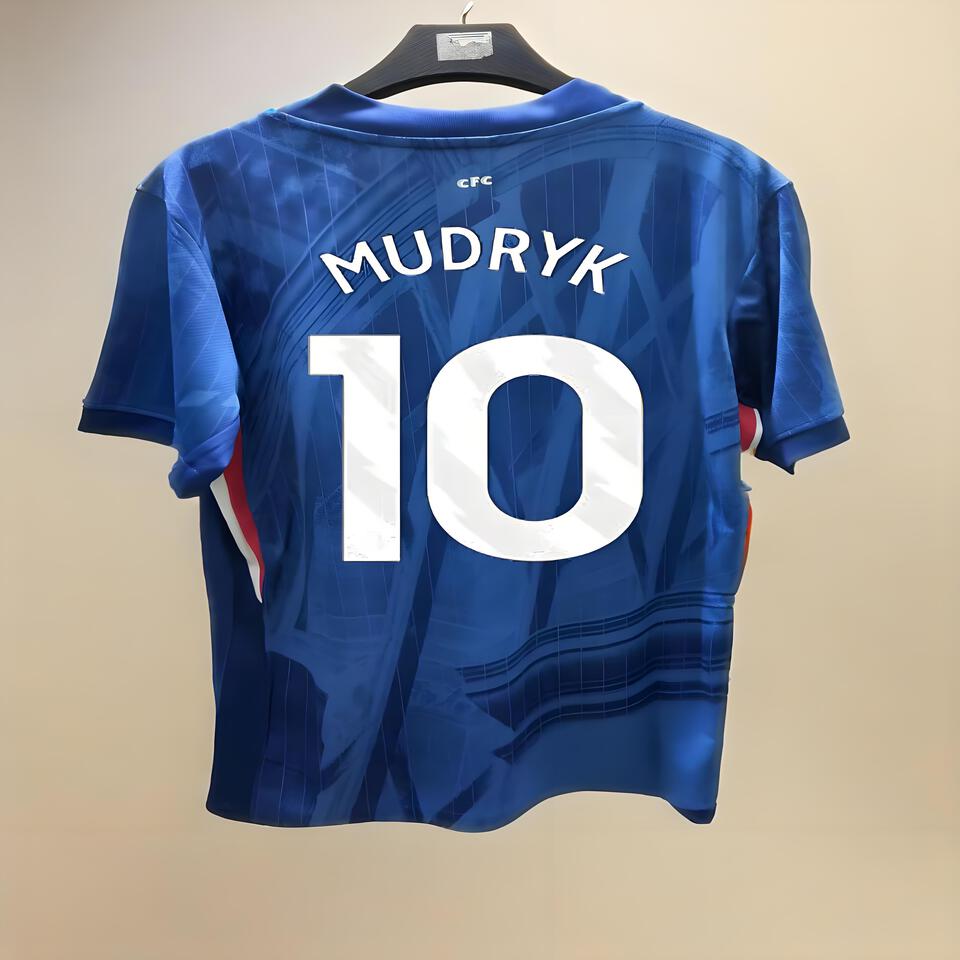 Chelsea FC Mudryk 10 Blue Home Jersey 2024, Authentic Soccer Shirt
