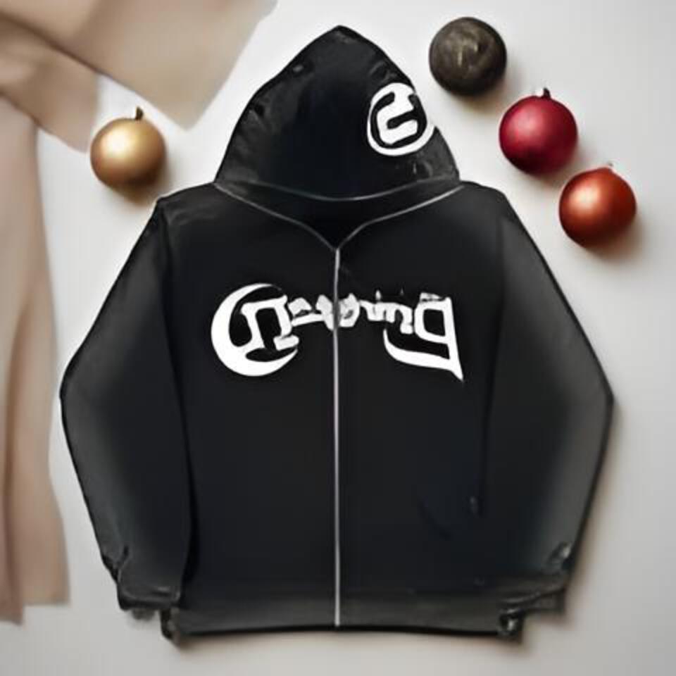 Chrome Hearts Black Cotton Blend Hoodie Unisex Streetwear