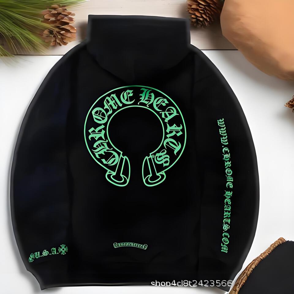 Chronic Heart Black Cotton Hoodie Unisex Streetwear Cool
