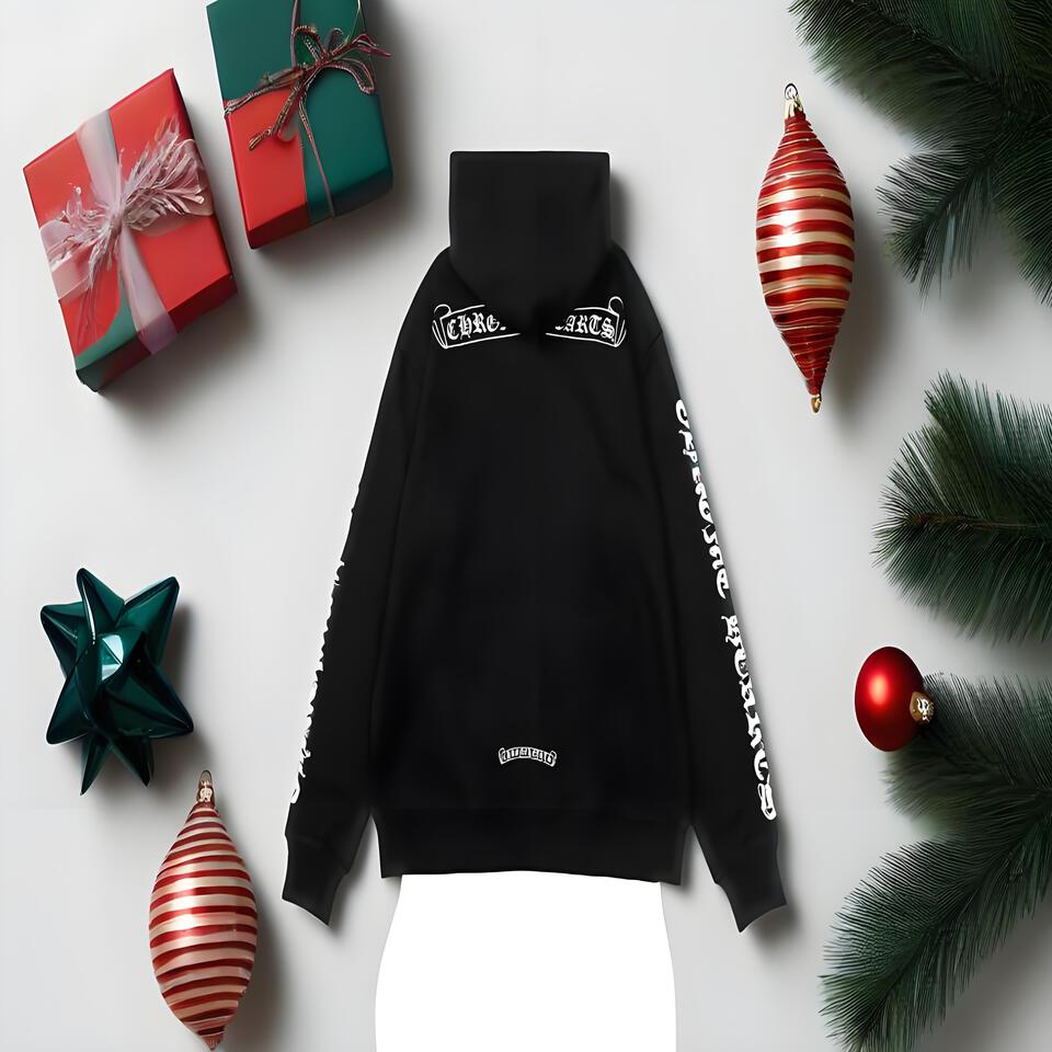 Chronic Heart Black Hooded Sweatshirt Unisex Streetwear Print