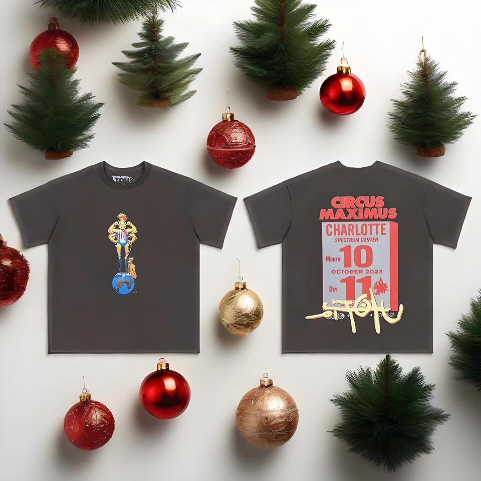 Circus Maximus Black Commemorative Cotton T-Shirt