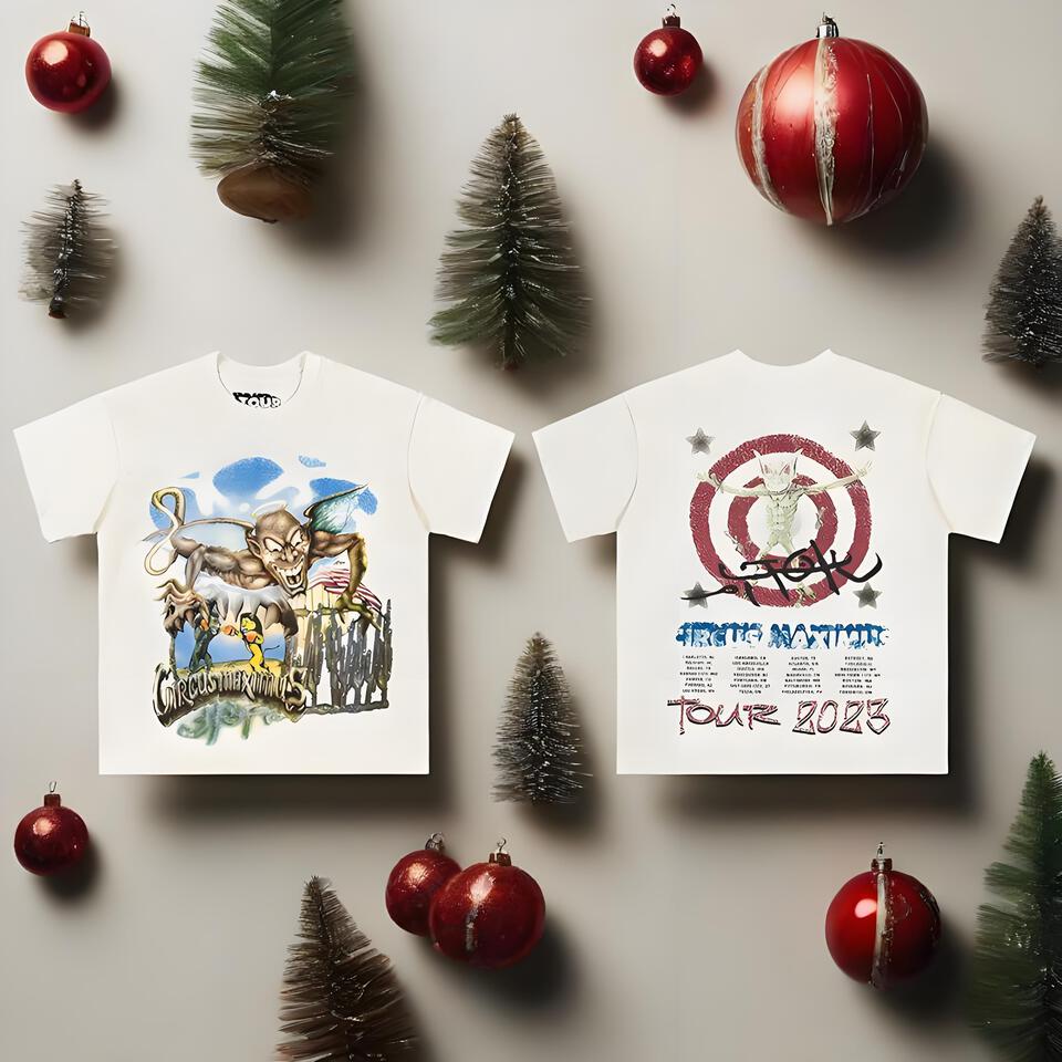 Circus Maximus White Cotton Loose Fit T-Shirt