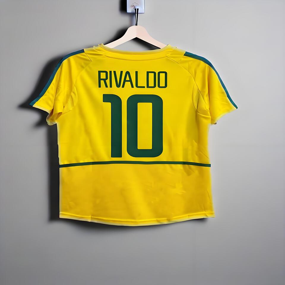 Classic Brazil Retro Football Jersey: Vintage Soccer Shirt, Authentic Style