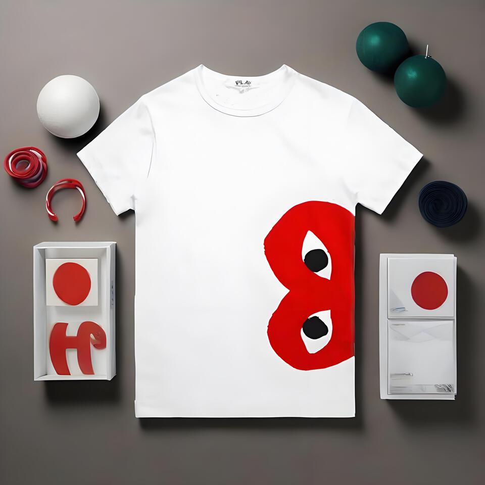 Classic White Cotton T-Shirt Unisex Print Comfortable Casual