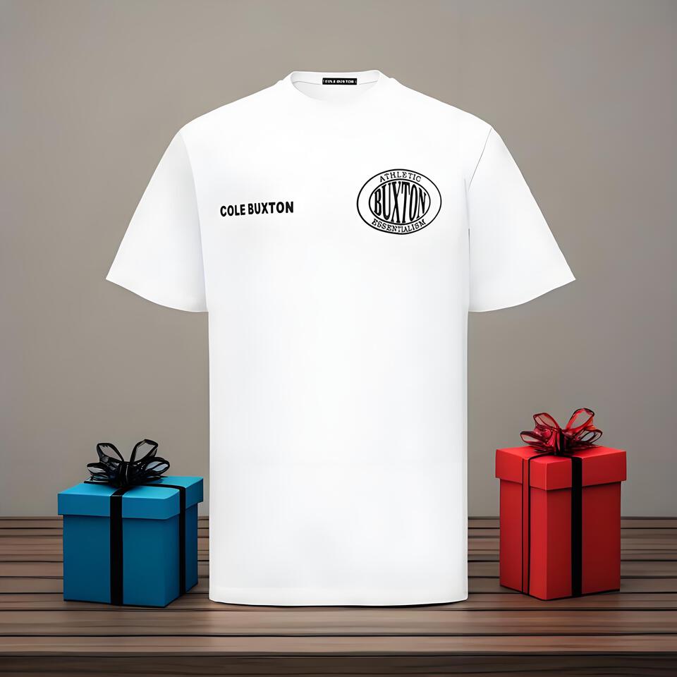 Cole Buxton White Oversized Cotton T-Shirt Unisex Streetwear