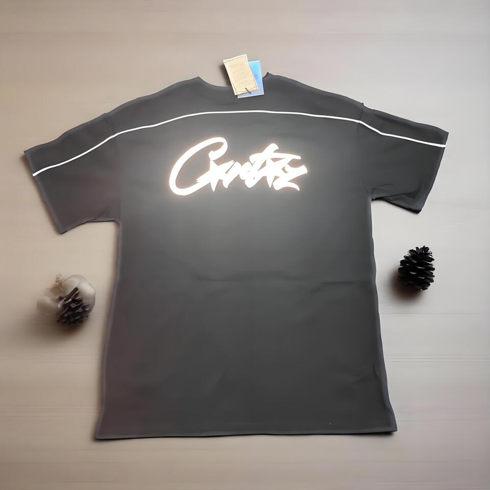 Corteiz Crazy Graffiti Loose Fit Black T-Shirt Unisex Streetwear