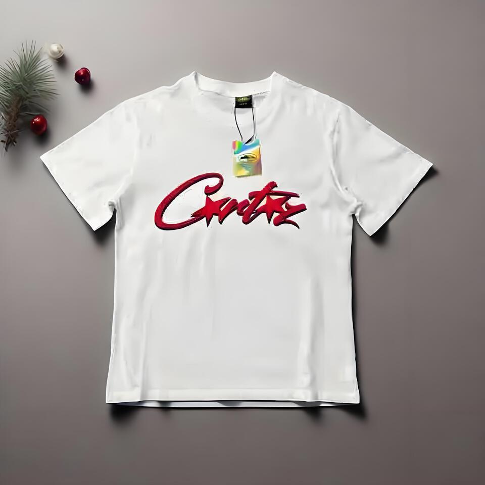 Corteiz Unisex White Cotton Oversized Street T-Shirt