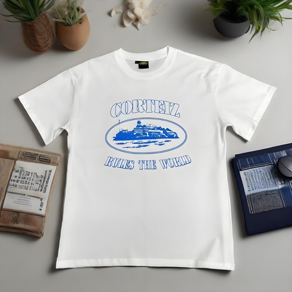 Corteiz Unisex White Cotton Short Sleeve T-Shirt