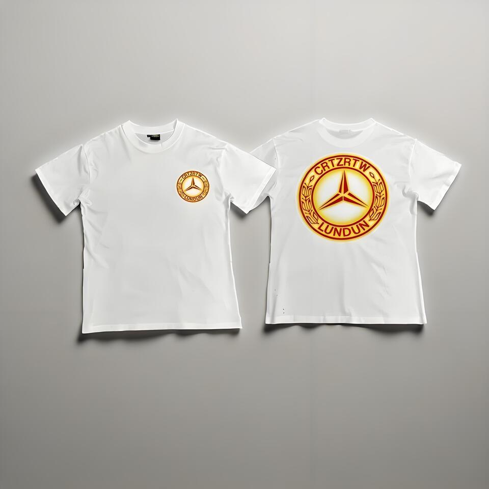 Corteiz White Cotton Emblem Round Neck T-Shirt