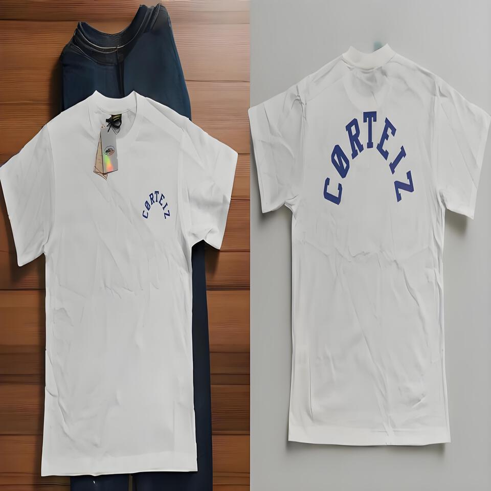 Corteiz White Cotton Street Style T-Shirt