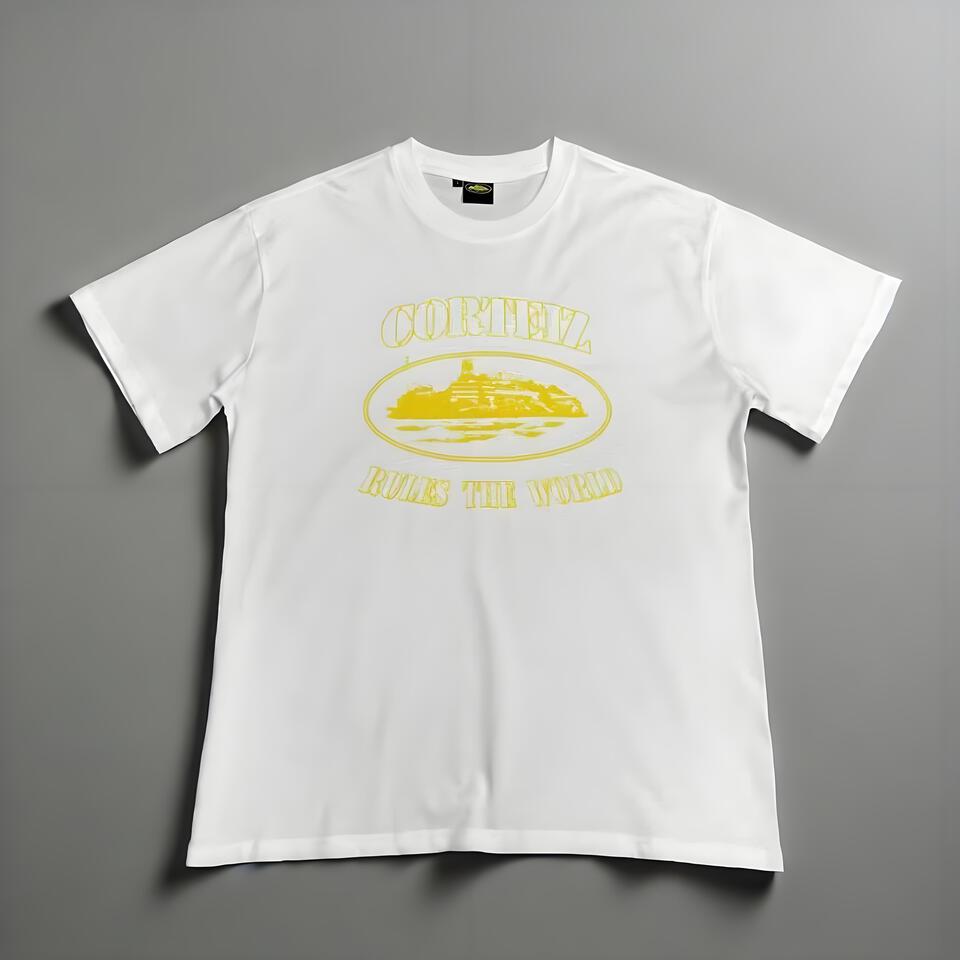 Corteiz White Cotton Street Style T-Shirt