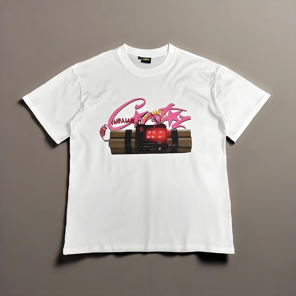 Corteiz White Graffiti Loose Fit T-Shirt