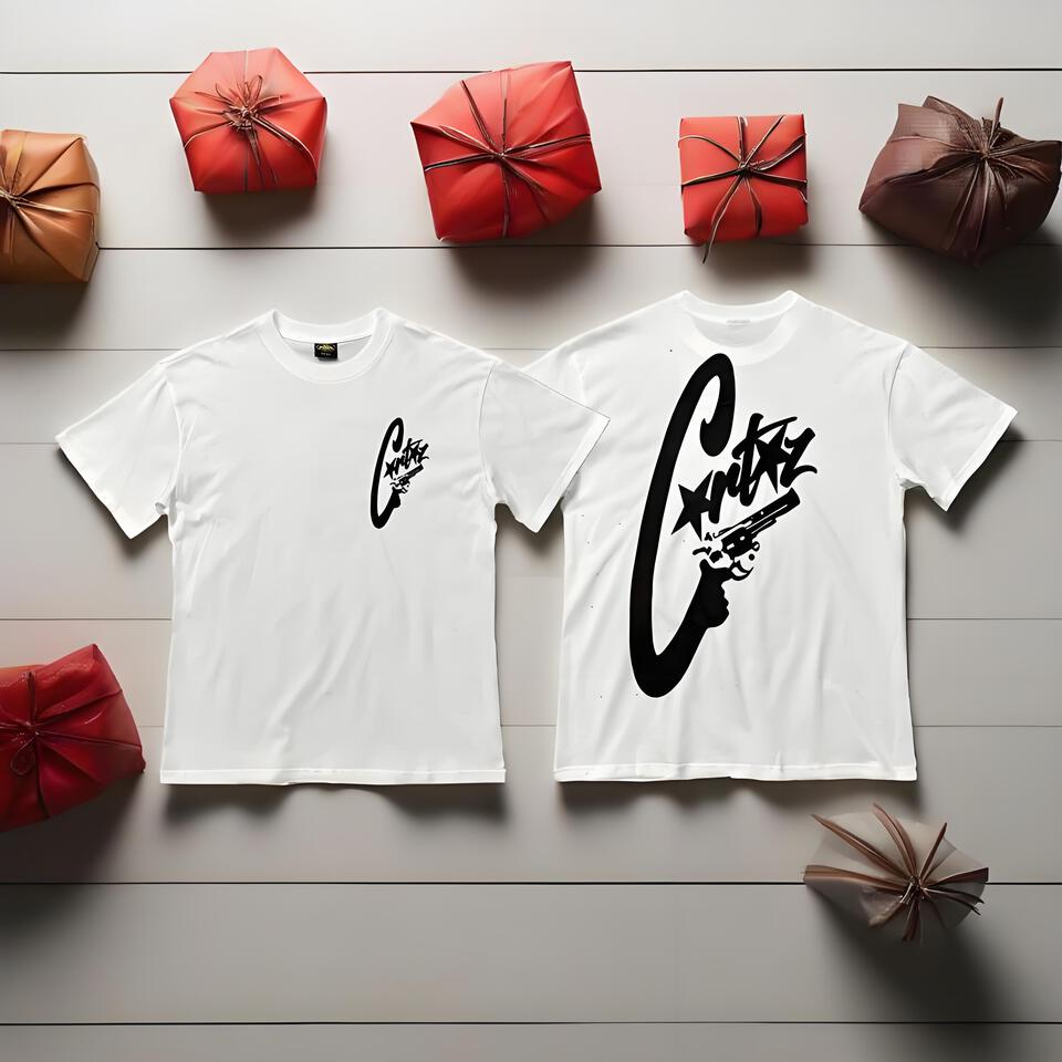 Corteiz White Graffiti Unisex Oversized Cotton T-Shirt